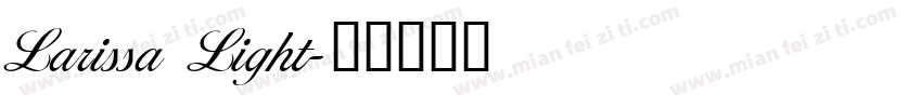 Larissa Light字体转换